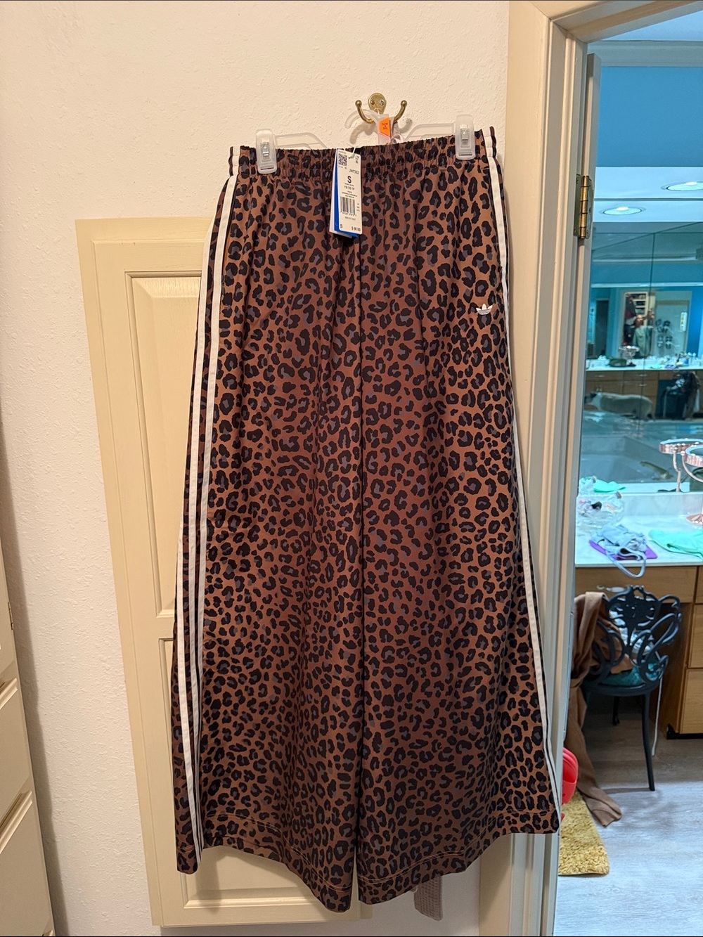 adidas Leopard track pants